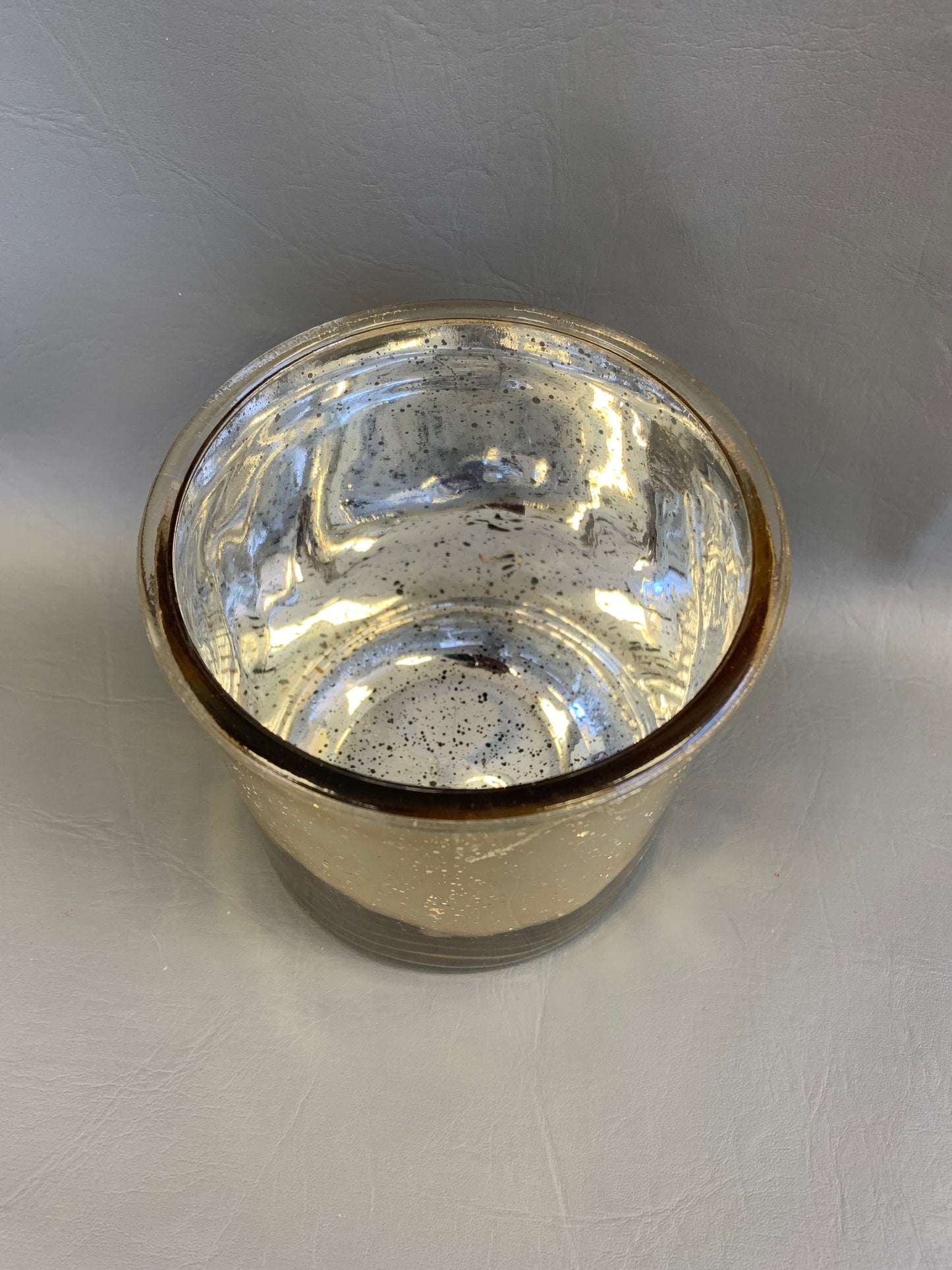 Shiny Gold Cylinder Vase – 5" Tall