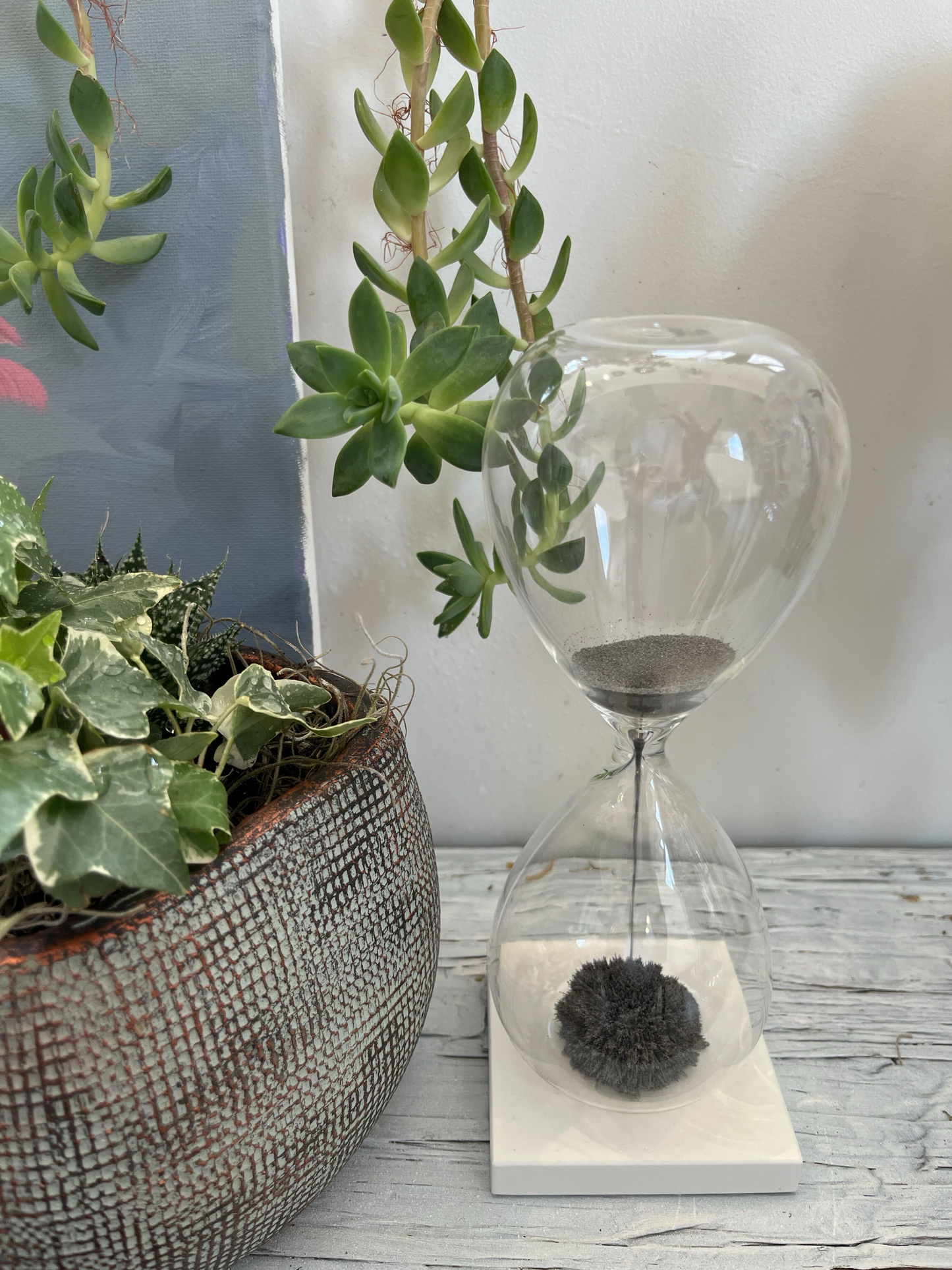 Magnetic Sand Hourglass