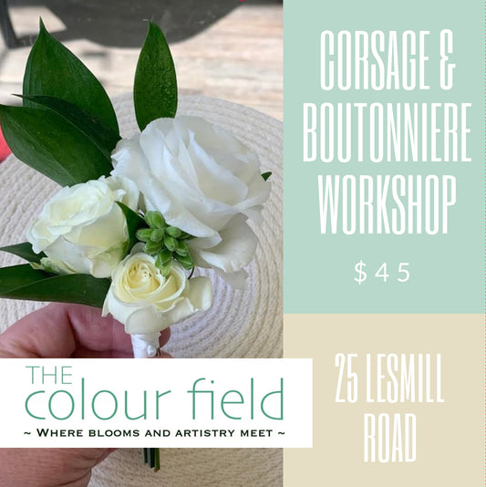 Corsage and Boutonniere Workshop