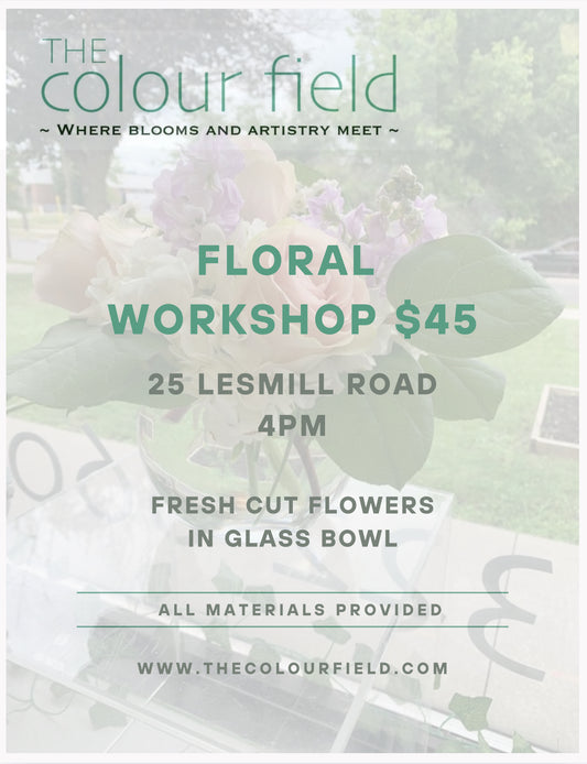 Floral Arrangement Workshop - Sep 27