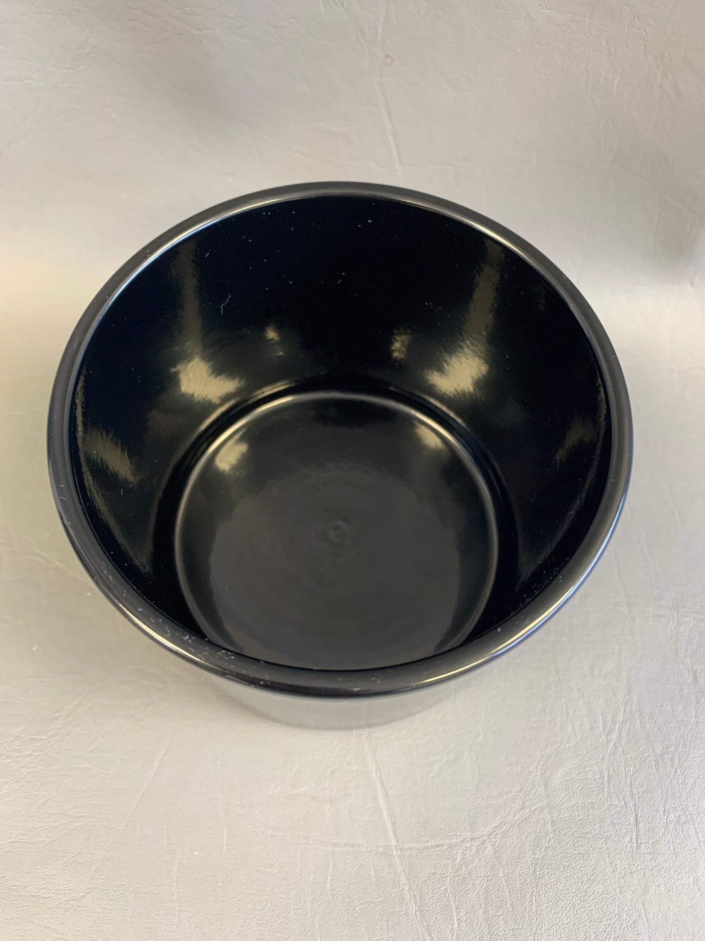 Black Matte Cylinder Vase – 3.5" Tall with 4.5" Opening