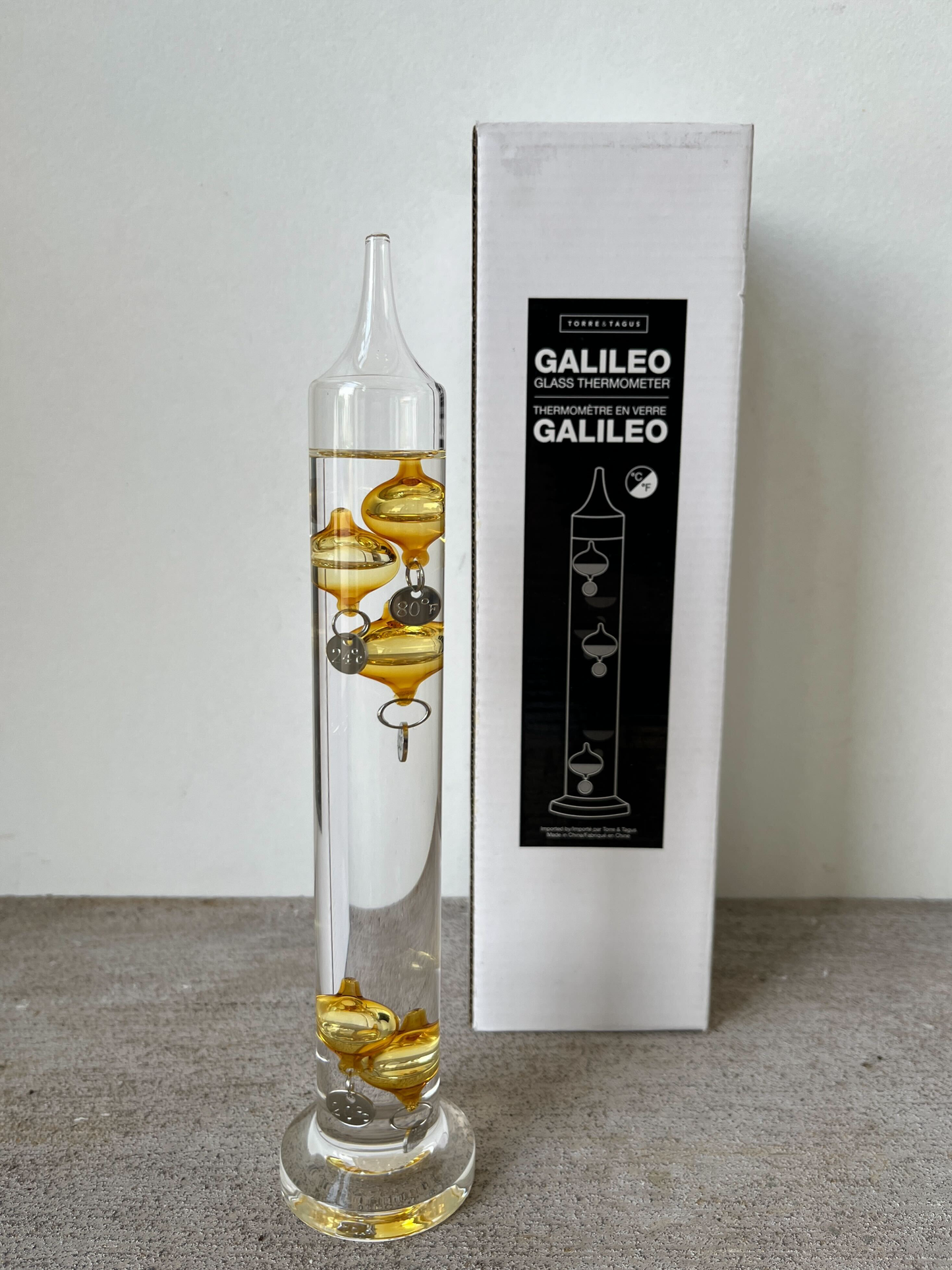 Galileo Glass Thermometer
