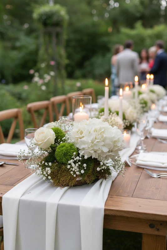 Botanicals 2: Fresh Flowers & Preserved Moss Centrepiece
